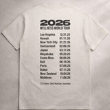 Wellness World Tour Tee - Faded Bone